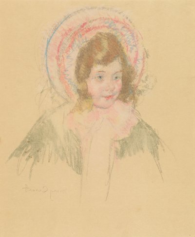 Sara mit Hut und Mantel von Mary Cassatt