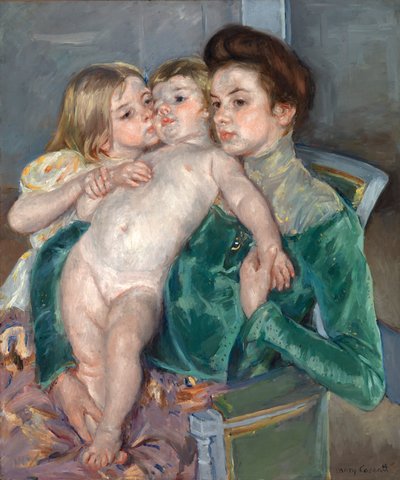 Die Liebkosung, 1902 von Mary Cassatt