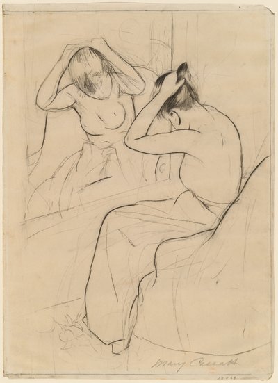 Die Frisur von Mary Cassatt