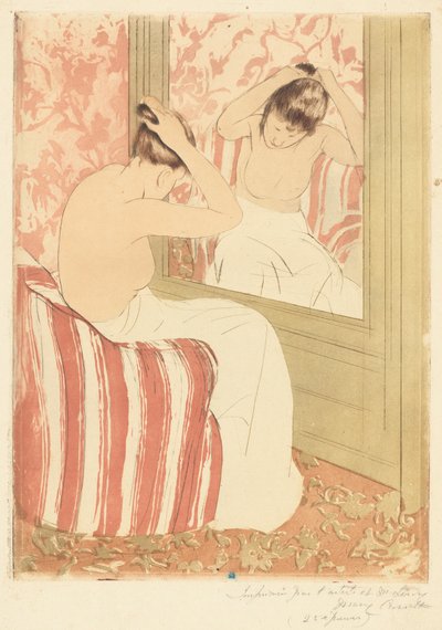 Die Frisur von Mary Cassatt