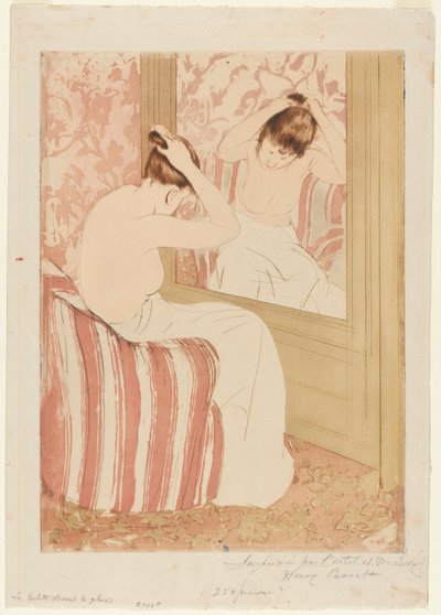 Die Frisur von Mary Cassatt