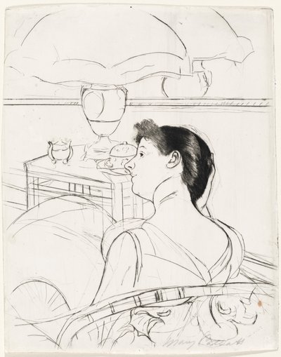 Die Lampe von Mary Cassatt