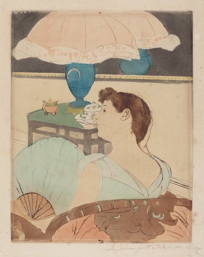 Die Lampe von Mary Cassatt