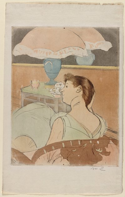 Die Lampe, 1890-1891 von Mary Cassatt