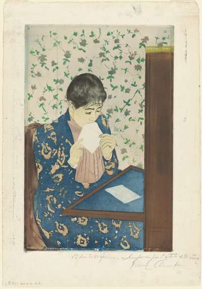 Der Brief von Mary Cassatt