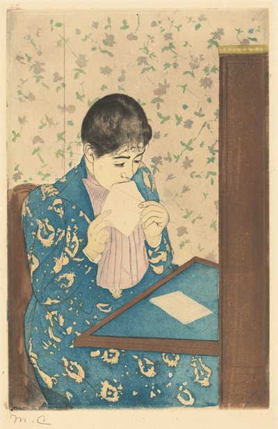 Der Brief, 1890-1891 von Mary Cassatt