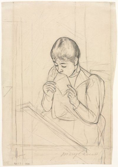 Der Brief, 1891 von Mary Cassatt