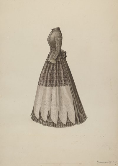 Kleid, 1935-1942 von Mary E Humes