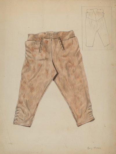 Jagdhosen, ca. 1936 von Mary E Humes