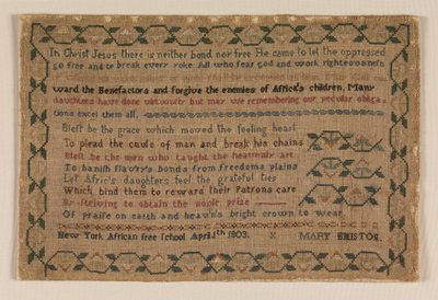 Muster von Mary Emiston