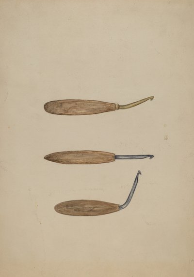 Teppichhaken, ca. 1941 von Mary Fitzgerald