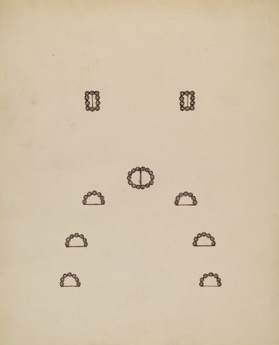Schieber und Schnallen, 1935-1942 von Mary Fitzgerald