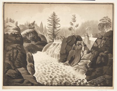 Norwegische Landschaft von Mary Sophie Clarck