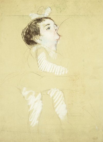 Stillendes Kind, ca. 1900 von Mary Cassatt