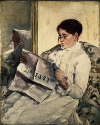 Le Figaro lesen von Mary Cassatt