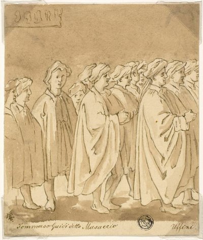 Prozession von Figuren von Masaccio