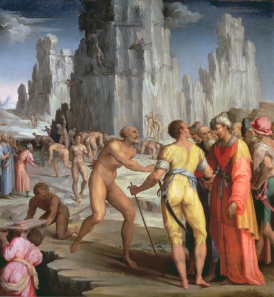 Die Diamantenmine, 1570-71 von Maso da San Friano