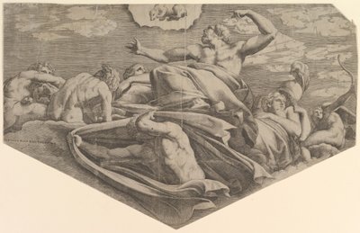 Jupiter und Kallisto, 1540-56 von Master FG