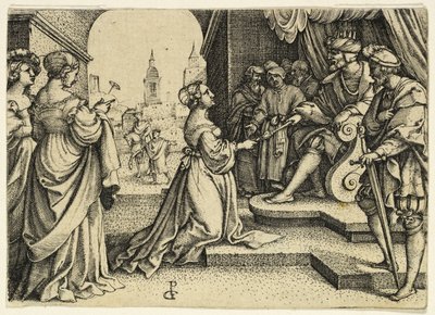 Esther vor Ahasverus von Master I.B.