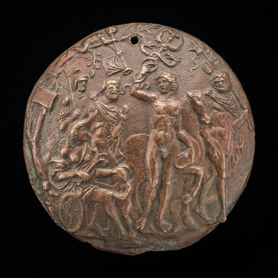 Phaedra und Hippolytus, zweite Hälfte des 15. Jahrhunderts von Master IO.FF.