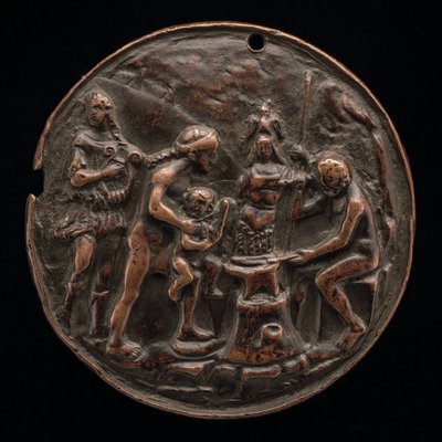 Apollo, Venus, Mars und Vulkan, ca. 1500 von Master M.C.