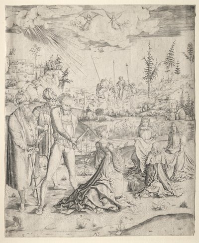Das Martyrium der Heiligen Katharina von Master MZ