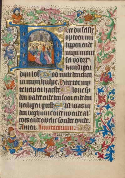Initiale H: Pfingsten von Master of Evert Zoudenbalch