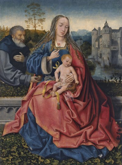 Die Heilige Familie von Master of Frankfurt