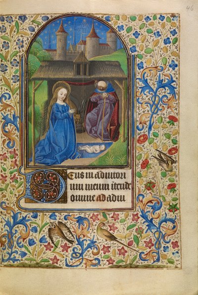 Die Geburt Christi von Master of Jacques of Luxembourg