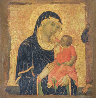 Madonna mit Kind von Master of Santa Maria di Castello