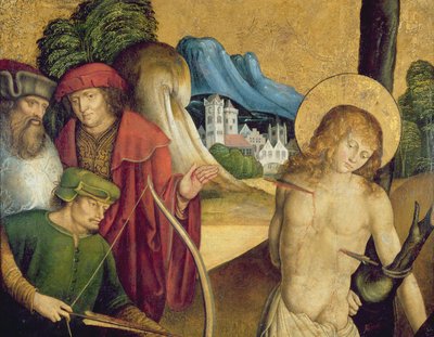 Martyrium des Hl. Sebastian, ca. 1505-10 von Master of Sigmaringen