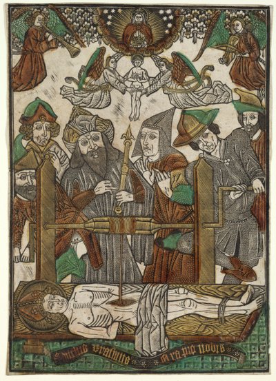 Das Martyrium des Heiligen Erasmus von Master of the Bergwolken