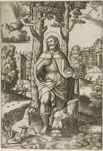 St. Rochus von Master of the Die