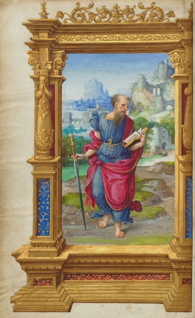 Sankt Paulus von Master of the Getty Epistles