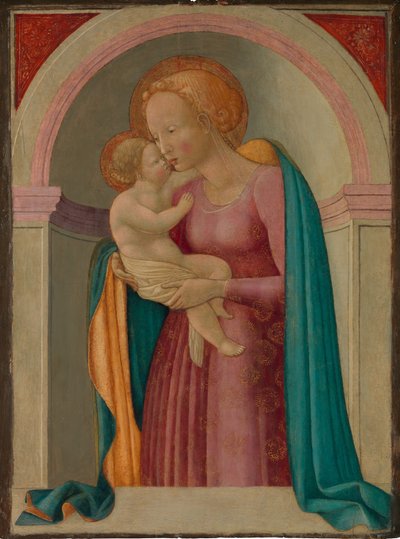 Madonna und Kind von Master of the Lanckoronski Annunciation