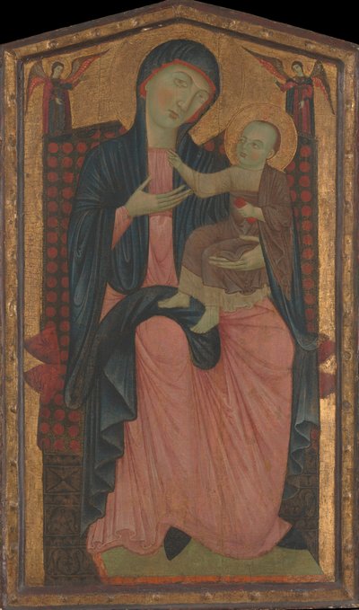 Madonna und Kind auf dem Thron von Master of the Magdalen