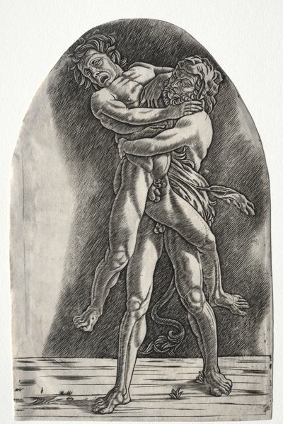 Herkules und Antäus von Master of the Year 1515