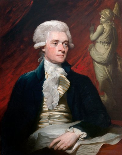 Porträt von Thomas Jefferson von Mather Brown