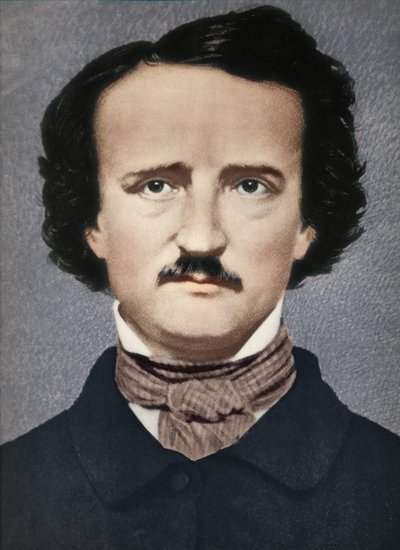 Edgar Allan Poe, ca. 1840, 1939 von Mathew B. Brady
