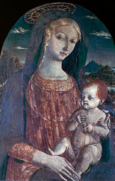 Madonna mit Kind, ca. 1450-1495 von Matteo di Giovanni