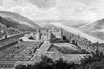 Heidelberger Schloss, Deutschland, 1620, 1903 von Matthaus Merian