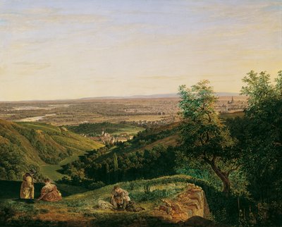 Blick auf Wien vom Krapfenwaldl von Matthias Rudolf Toma