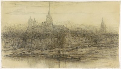 Ansicht von Rouen von Matthijs Maris