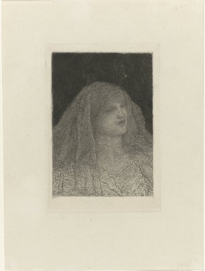 Frau mit Schleier von Matthijs Maris