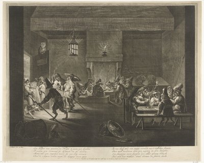 Wartezimmer mit Affen, ca. 1720 von Matthijs Pool