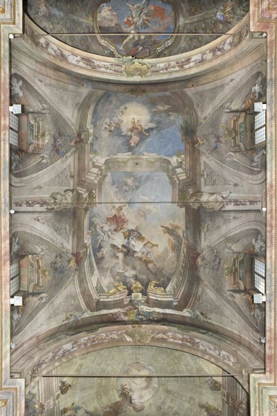 Decke des Kirchenschiffs von Mattia Bortoloni