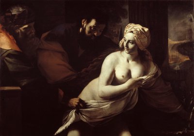 Susanna und die Ältesten, 1600er Jahre von Mattia Preti