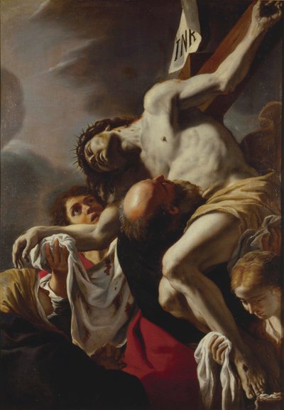 Die Kreuzabnahme, 1680er Jahre von Mattia Preti
