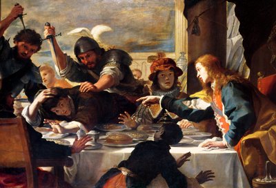Das Fest von Absalom von Mattia Preti