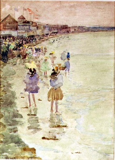 Crescent Beach von Maurice Brazil Prendergast